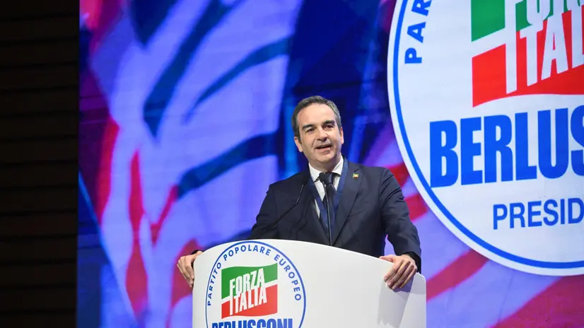 Roberto Occhiuto, durante il Consiglio Nazionale di Forza Italia, Roma, 5 aprile 2025. ANSA/ALESSANDRO DI MEO