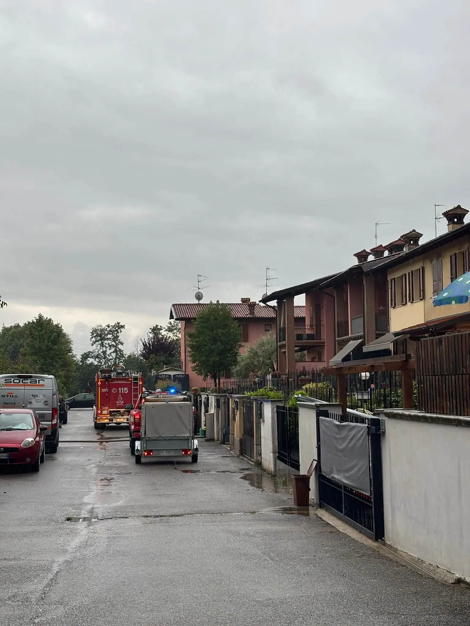 Maltempo a Brandico