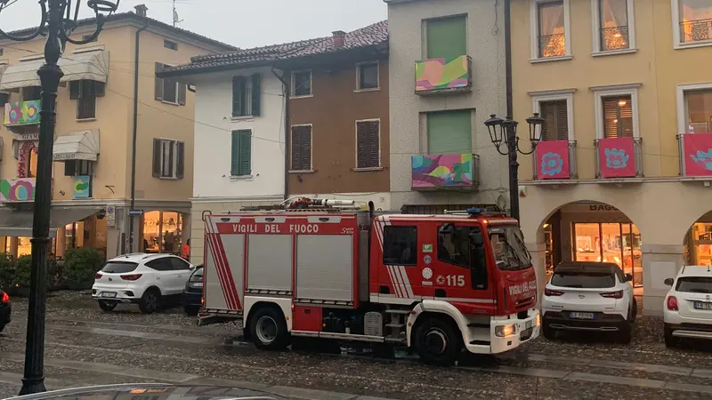 Vigili del fuoco a Orzinuovi - © www.giornaledibrescia.it