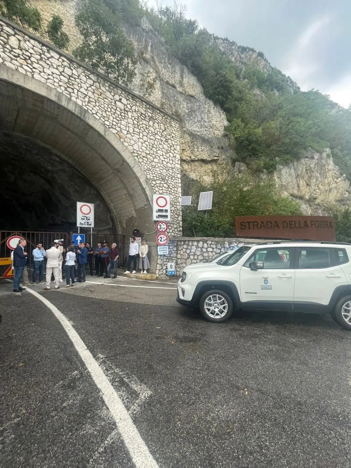 I sensori lungo la Strada della Forra