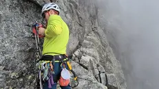I lavori in parete sulla via dei Bagossi