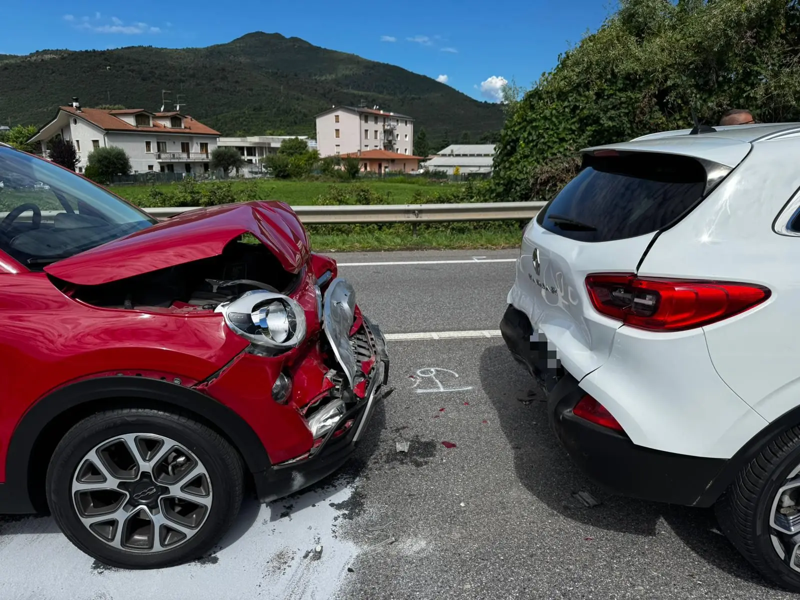Il maxi tamponamento a Gavardo