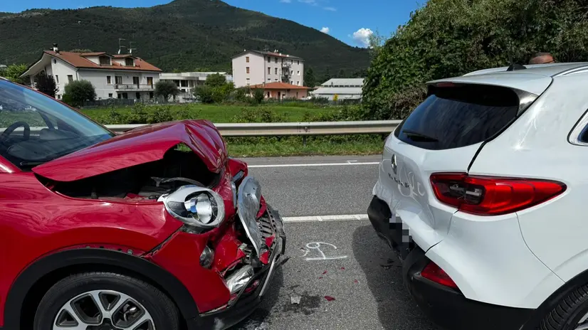 Il maxi tamponamento a Gavardo