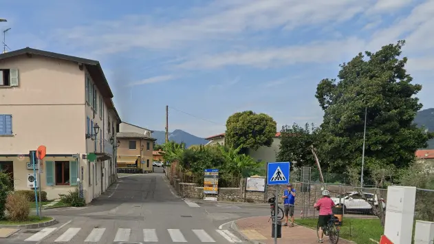 La zona dell'incidente