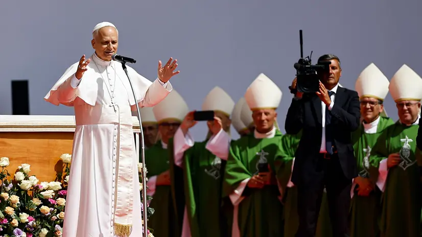 Pope Leo XIV celebrates the Holy Mass for the Jubilee of Youth, at Tor Vergata. in Rome,, Italy, 03 August 2025. ANSA/ANGELO CARCONI