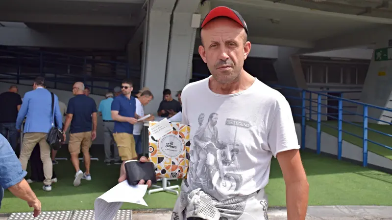 Il primo abbonato dell'Union Brescia - © www.giornaledibrescia.it