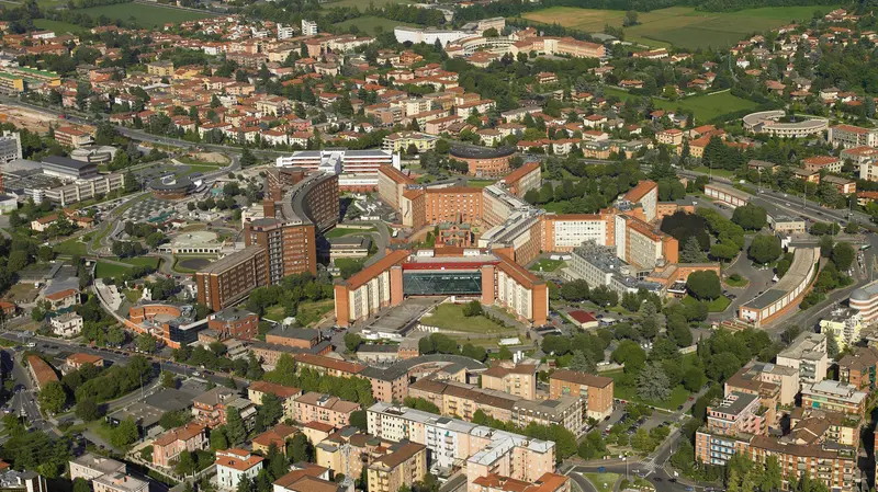 Una panoramica dell'ospedale Civile di Brescia © www.giornaledibrescia.it