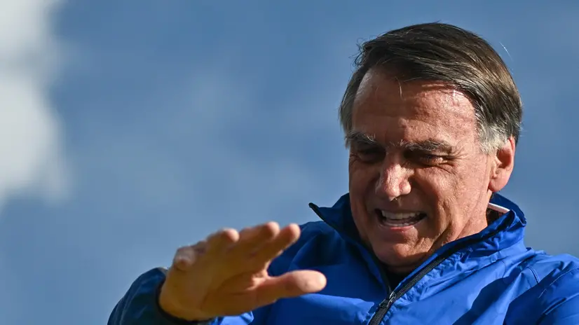 epa12271471 Former Brazilian President Jair Bolsonaro participates in the annual Capital Moto Week motorcycle rally in Brasilia, Brazil, 29 July 2025. Bolsonaro is accused of planning a coup attempt to stay in power after the 2022 presidential elections. EPA/ANDRE BORGES
