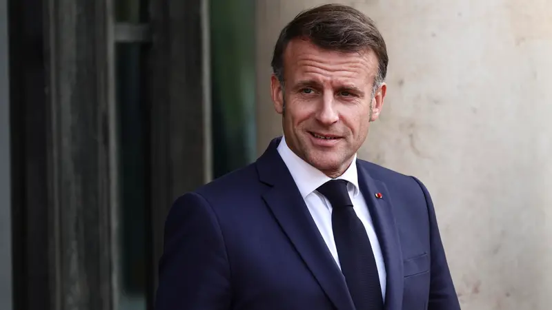 Il presidente della Repubblica francese Emmanuel Macron - Epa/Teresa Suarez