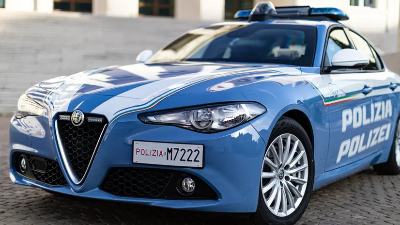 Generica pattuglia di polizia della Questura di Bolzano