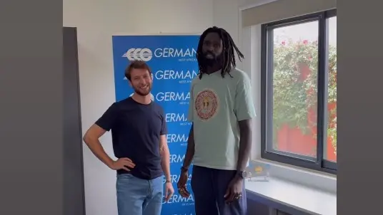 Maurice Ndour con Andrea Ferrari