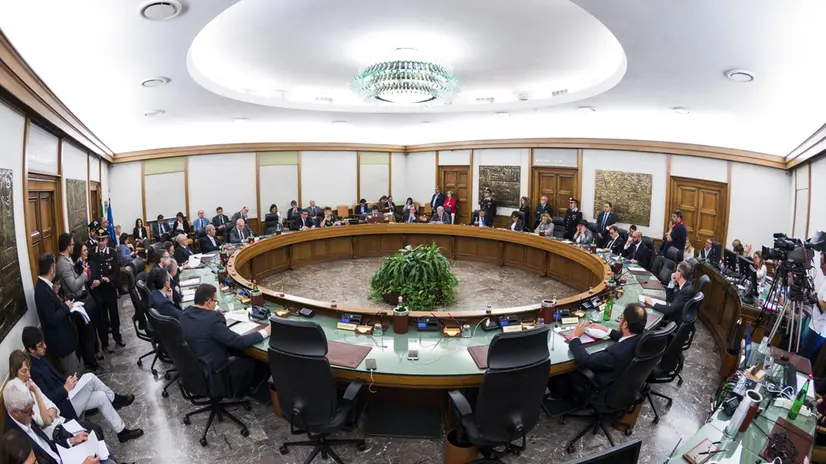 Il Plenum straordinario del Consiglio Superiore della Magistratura (Csm) presso Palazzo dei Marescialli, Roma, 4 giugno 2019. ANSA/ANGELO CARCONI