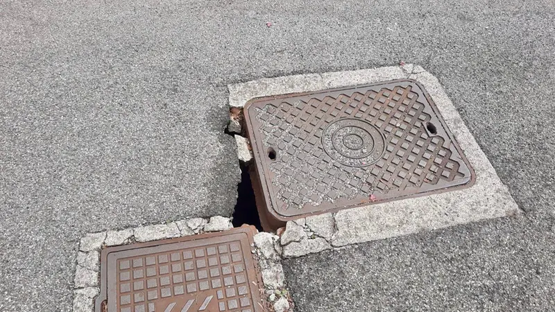 Dai buchi escono topi - © www.giornaledibrescia.it