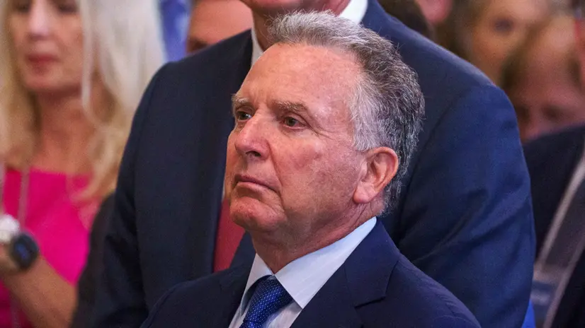 epa12241977 US Special Envoy to the Middle East Steve Witkoff looks on as US President Donald Trump signs the “Halt All Lethal Trafficking of Fentanyl Act," at the White House, Washington, DC, USA, 16 July 2025. EPA/WILL OLIVER