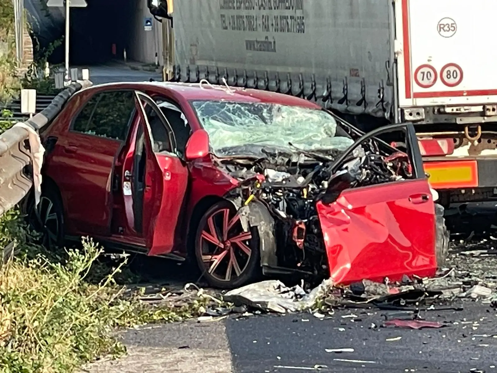 L'incidente a Montichiari