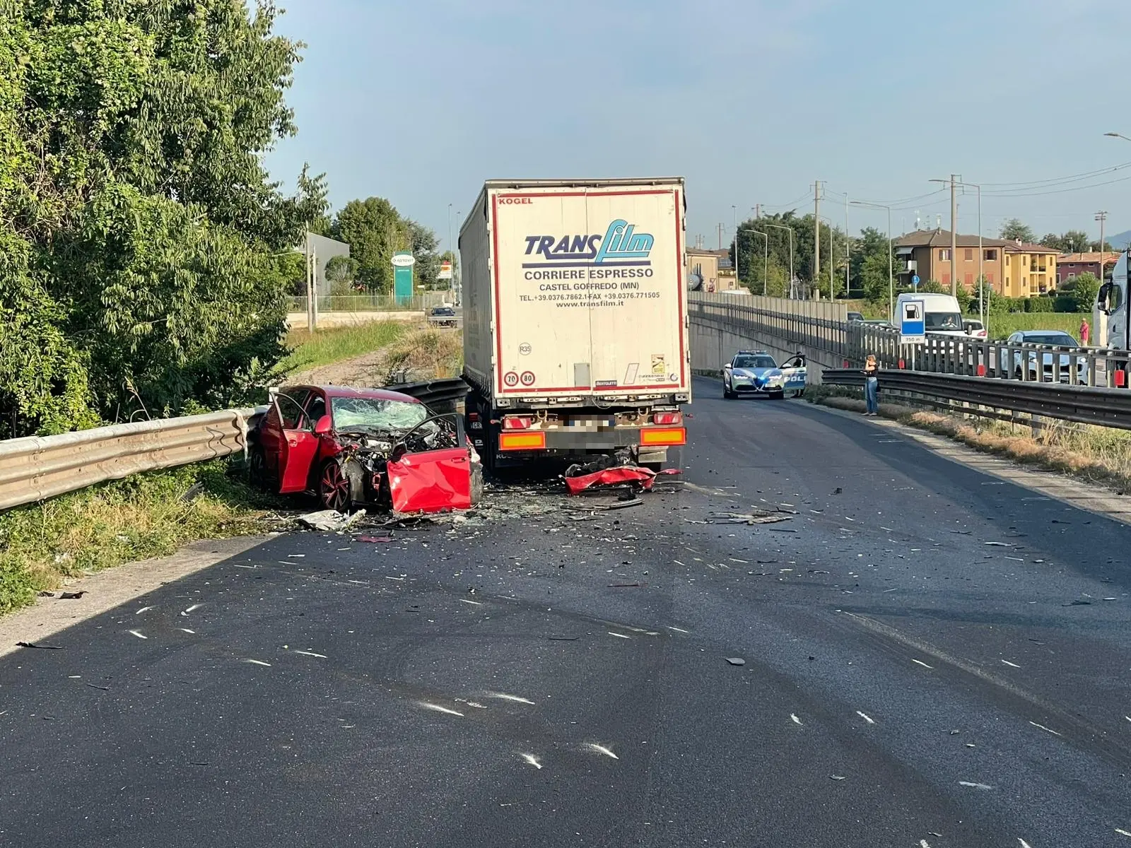 L'incidente a Montichiari