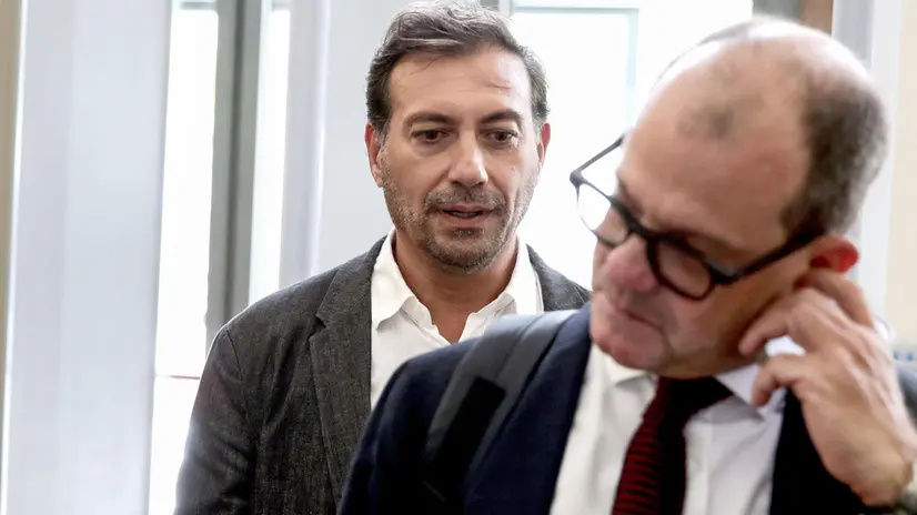 L’architetto Alessandro Scandurra arriva per l’interrogatorio a palazzo di giustizia a Milano, 23 luglio 2025. ANSA/MOURAD BALTI TOUATI