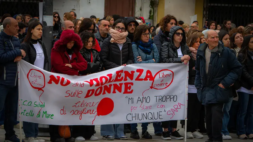 Funerale Sara Campanella vittima di femminicidio a Misilmeri 07 aprile 2025 Palermo. ANSA/IGOR PETYX