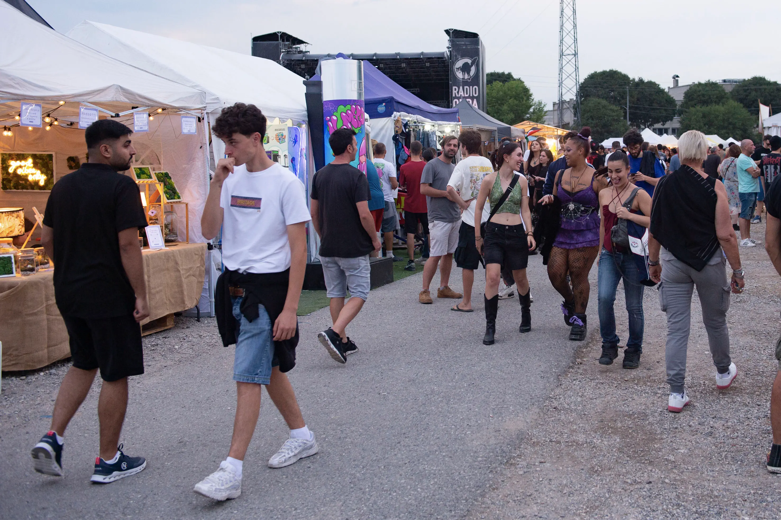 La prima sera alla Festa di Radio Onda d'Urto
