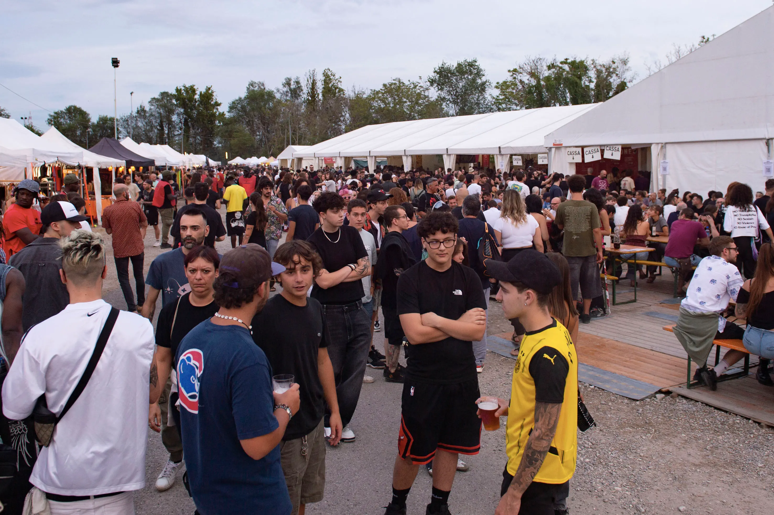 La prima sera alla Festa di Radio Onda d'Urto