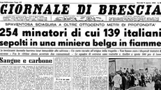 La prima pagina del Giornale di Brescia del 9 agosto 1956