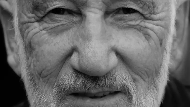 Gianni Berengo Gardin in un ritratto di Renato Corsini