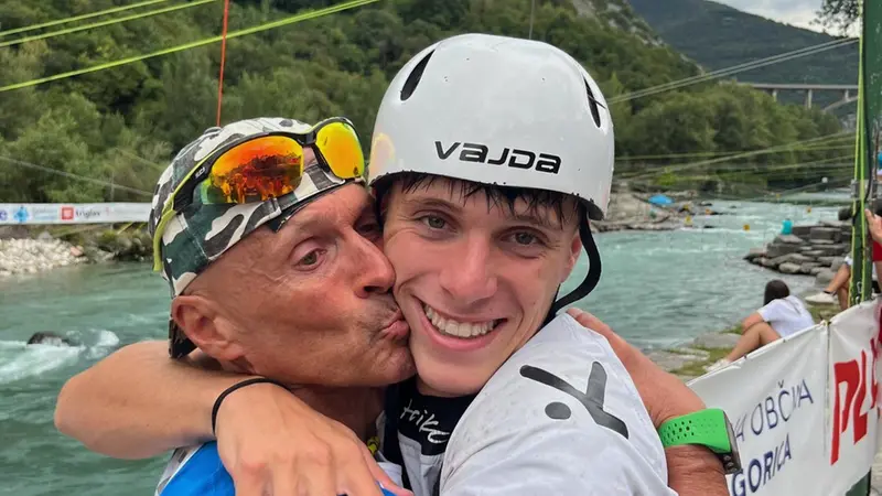 Daniele e il padre Dario