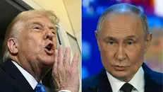 Il presidente americano Donald Trump e quello russo Vladimir Putin - Foto Ansa © www.giornaledibrescia.it
