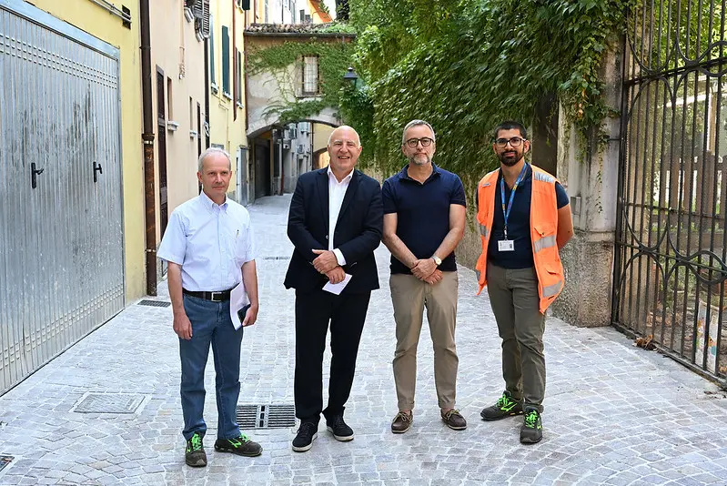 Conclusi i lavori per la nuova pavimentazione a Brescia