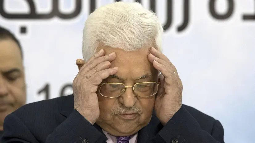 epa06951537 Palestinian President Mahmoud Abbas 'Abu Mazen' attends the opening of a two-day convention of the Palestine Liberation Organization (PLO) Central Council, at his presidential compound in the West Bank town of Ramallah, 15 August 2018. EPA/ATEF SAFADI