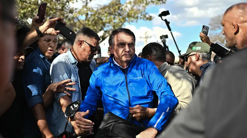 Jair Bolsonaro, ex presidente brasiliano - Foto Ansa © www.giornaledibrescia.it