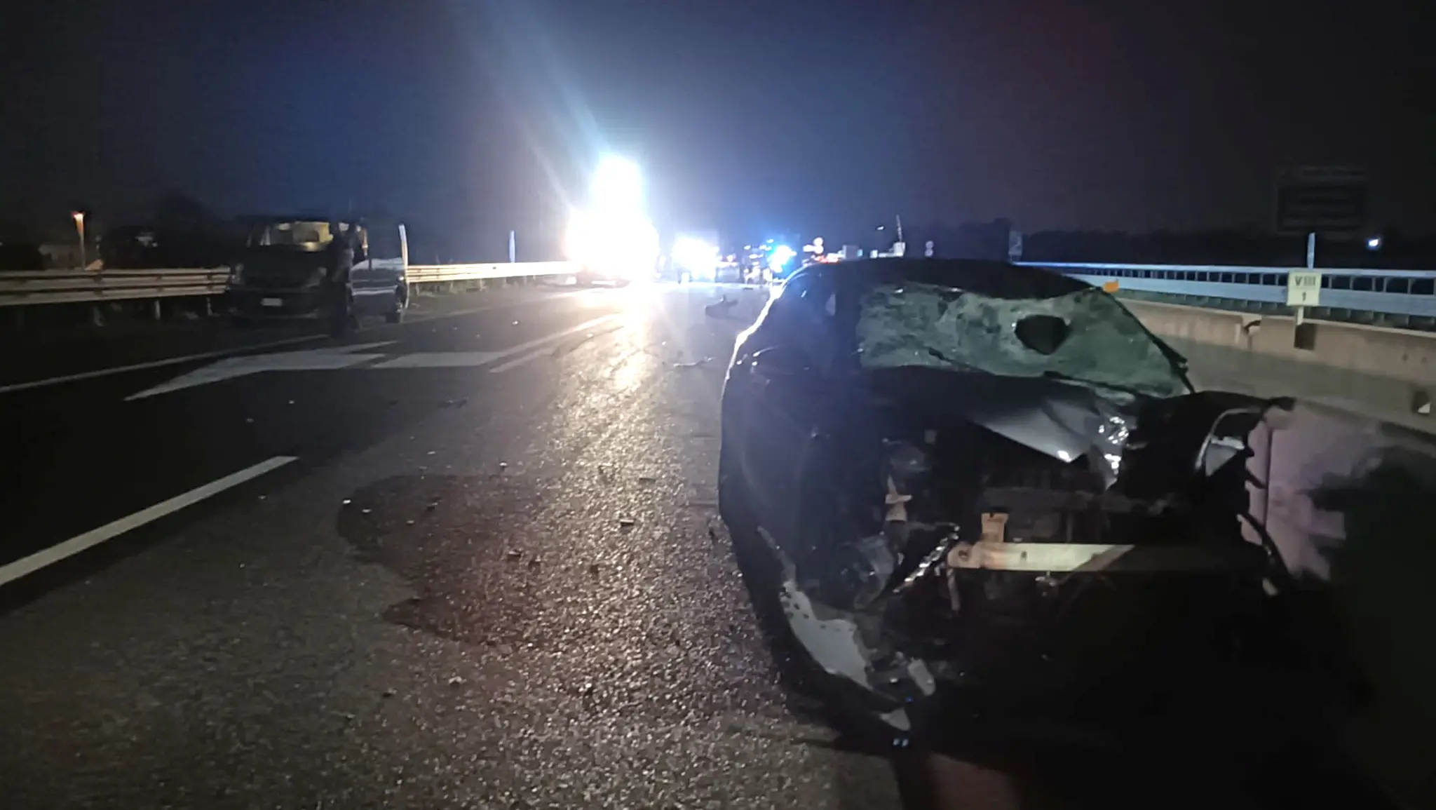 TRAVAGLIATO INCIDENTE MORTALE RACCORDO AUTOSTRADALE A35 BREBEMI  REDAZIONE PROVINCIA 08-08-2025 GABRIELE STRADA NEW EDEN GROUP 