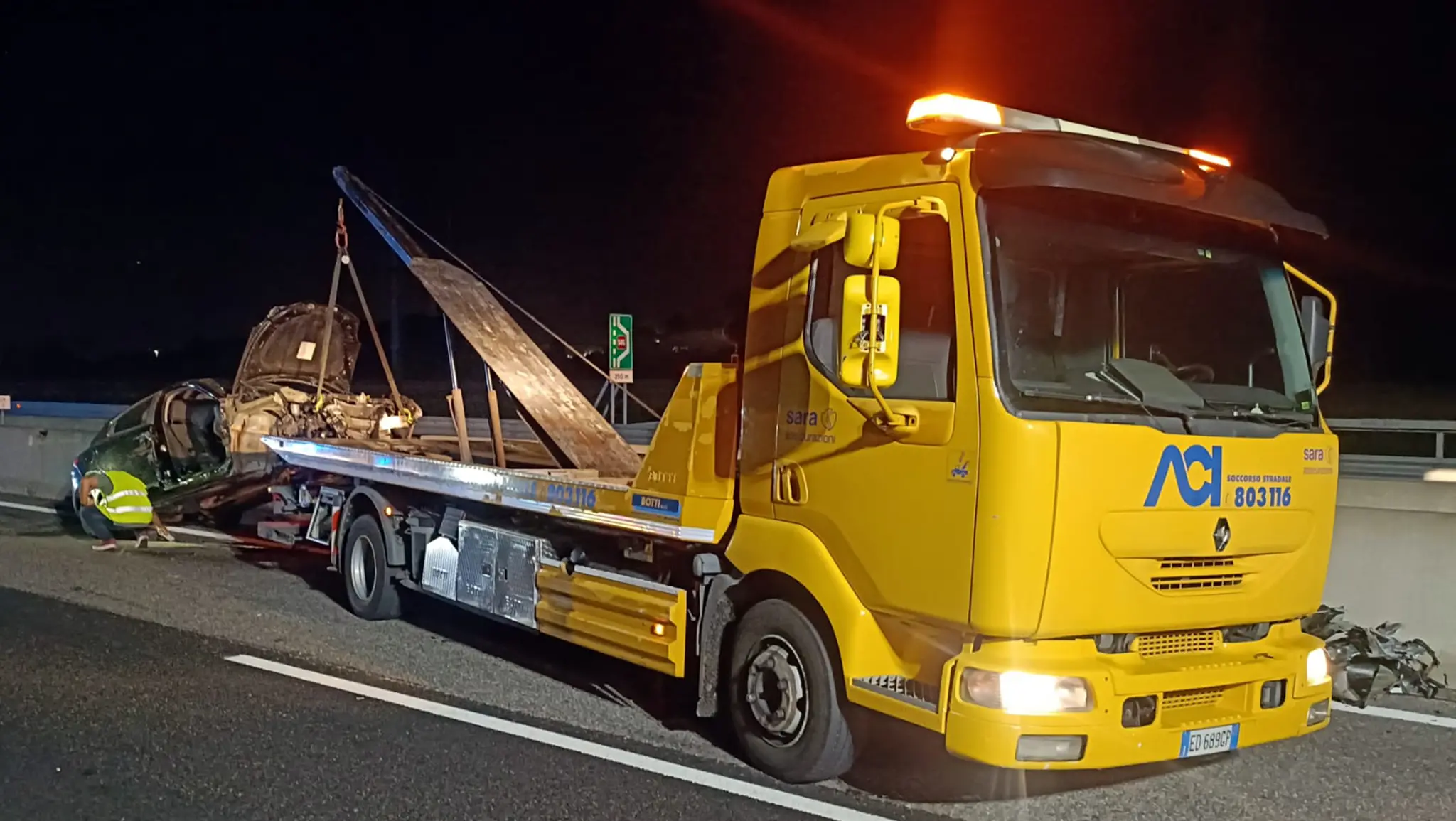 TRAVAGLIATO INCIDENTE MORTALE RACCORDO AUTOSTRADALE A35 BREBEMI  REDAZIONE PROVINCIA 08-08-2025 GABRIELE STRADA NEW EDEN GROUP 
