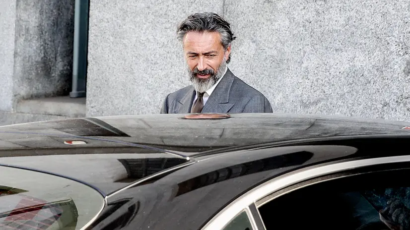 Manfredi Catella all’uscita dopo l’interrogatorio a palazzo di giustizia a Milano, 23 luglio 2025. ANSA/MOURAD BALTI TOUATI