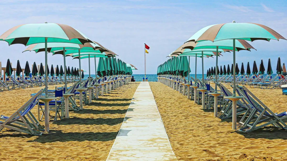 Una spiaggia vuota