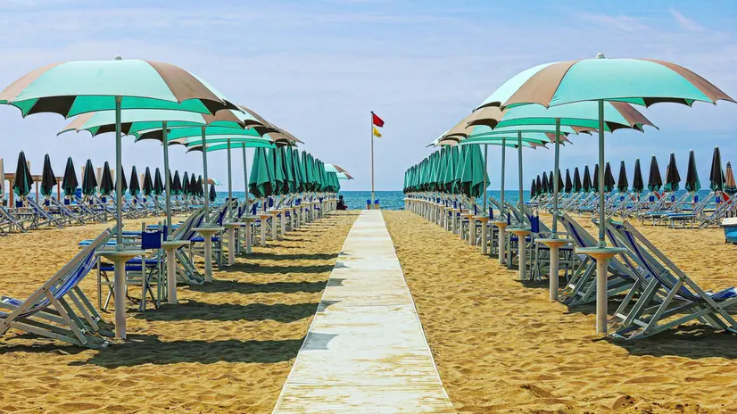 Una spiaggia vuota
