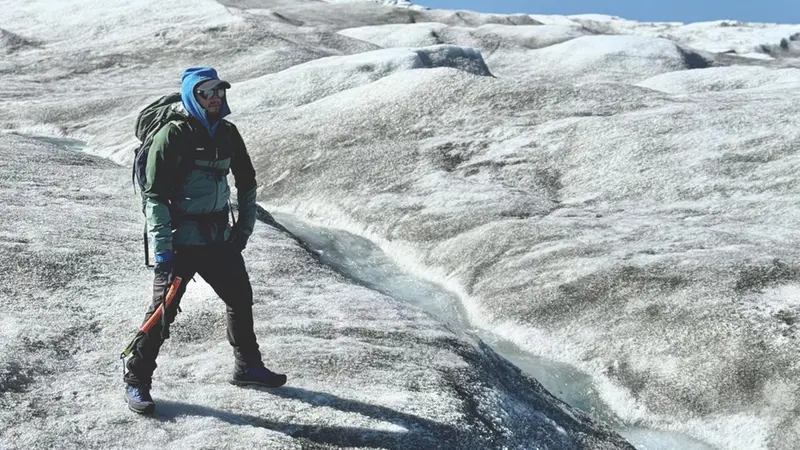Paolo Colosio durante la ricerca - Foto Marco Tedesco