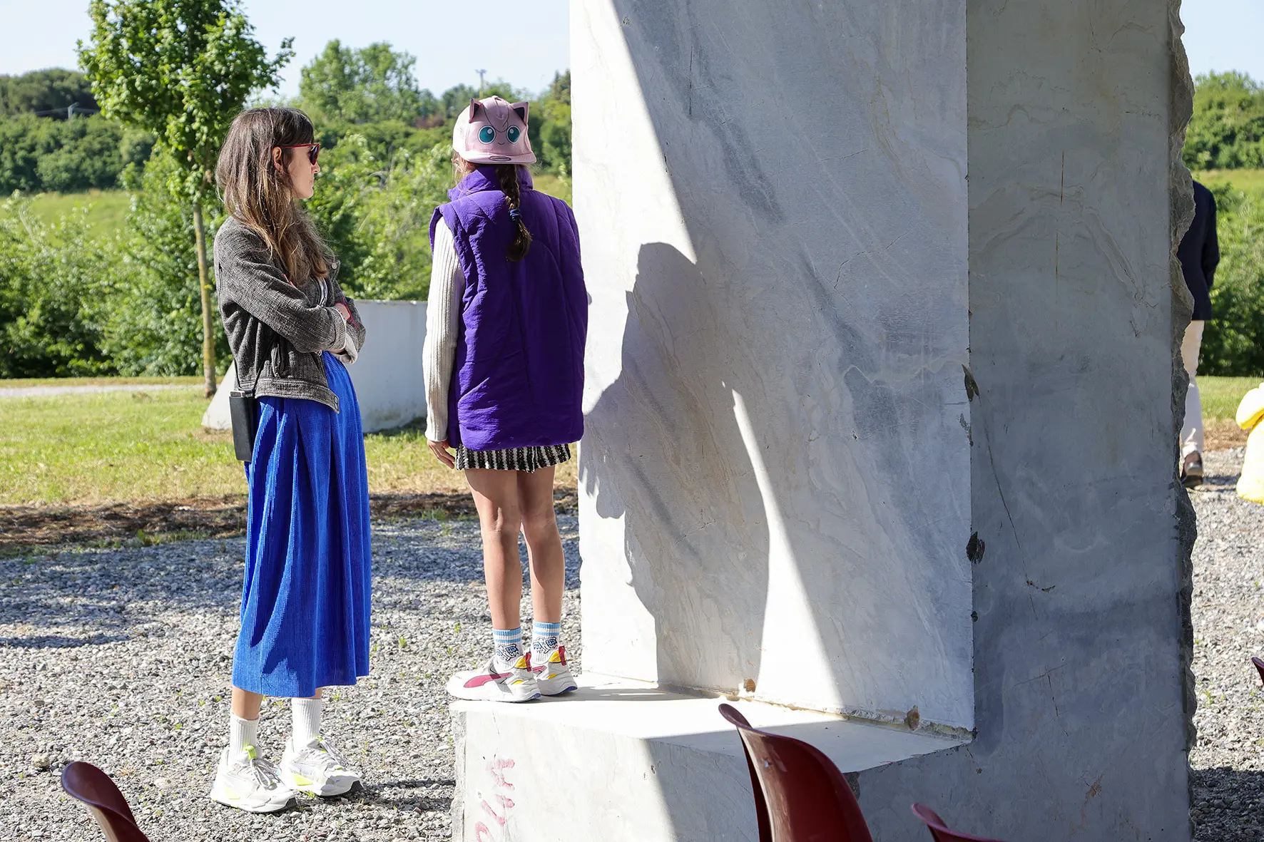 Il padiglione «Stones venue» al parco delle Cave