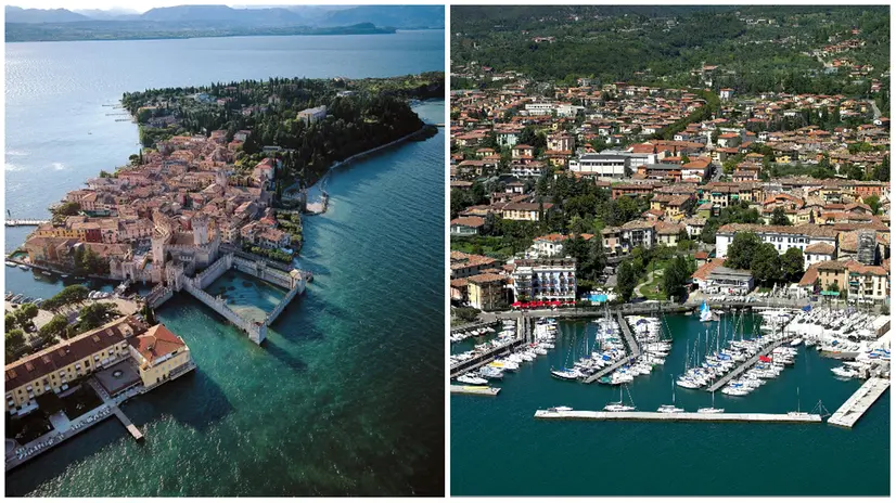 Una veduta dall'alto di Sirmione e Desenzano - © www.giornaledibrescia.it