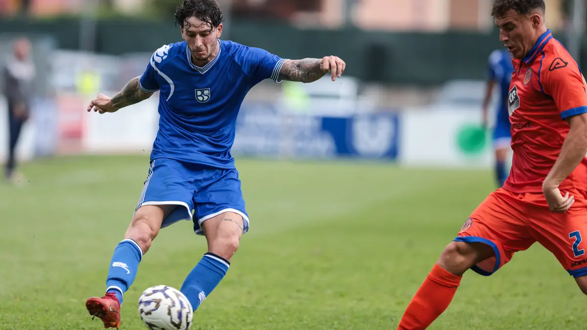 Cisco in azione contro l'Ospitaletto - Foto New Reporter Comincini © www.giornaledibrescia.it