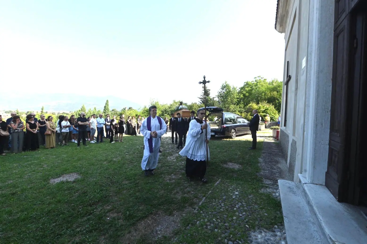 A Calvagese i funerali di Diana Siminescu