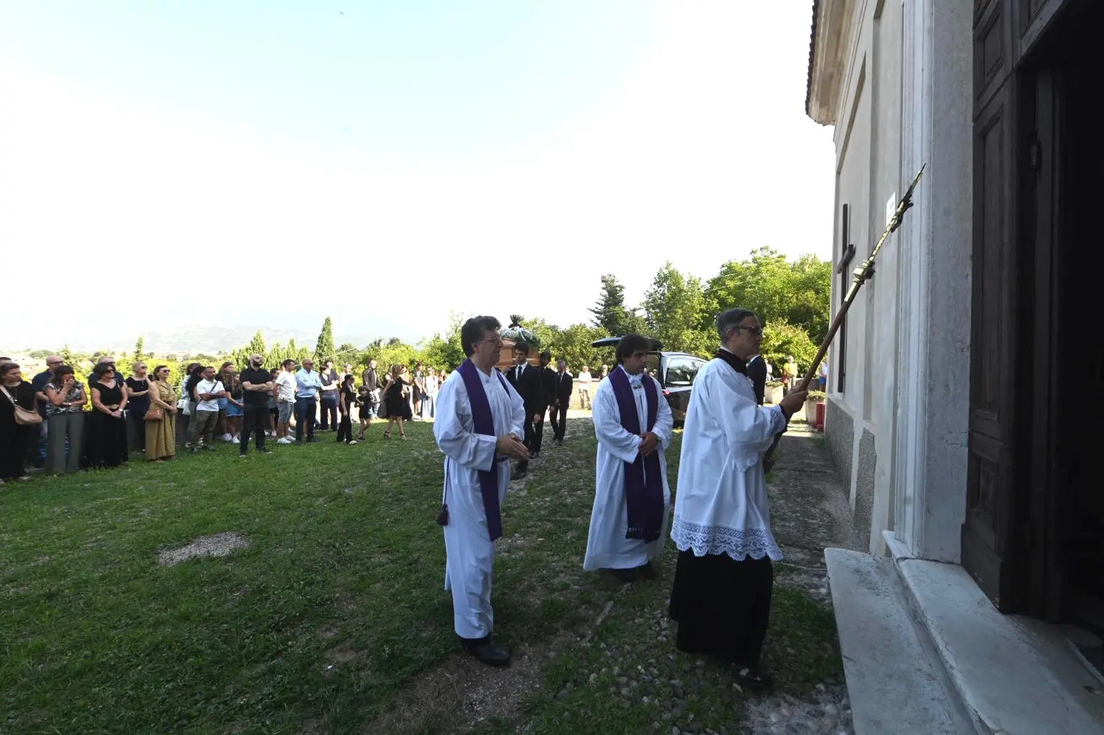 A Calvagese i funerali di Diana Siminescu