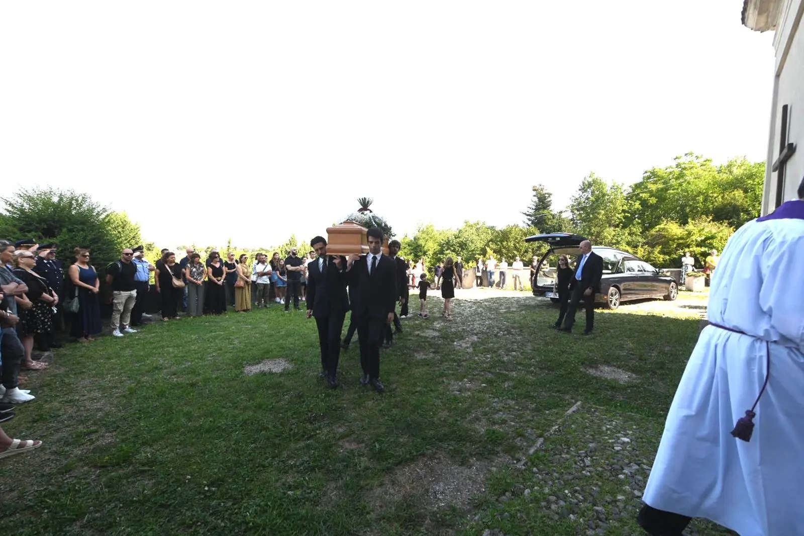 A Calvagese i funerali di Diana Siminescu
