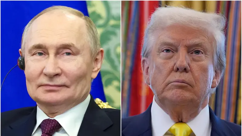 I presidenti Donald Trump e Vladimir Putin - Foto Ansa © www.giornaledibrescia.it