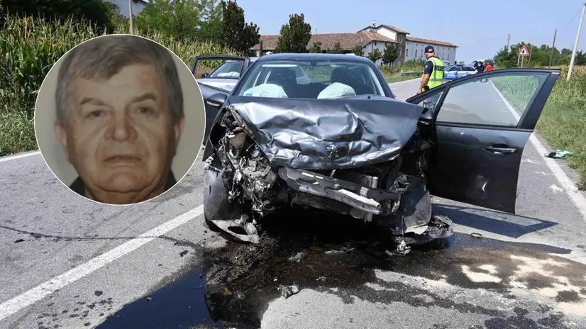 Ugo Della Bona, l'84enne di Remedello morto nel frontale a Isorella - © www.giornaledibrescia.it