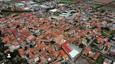 Una veduta dall'alto di Rudiano - © www.giornaledibrescia.it