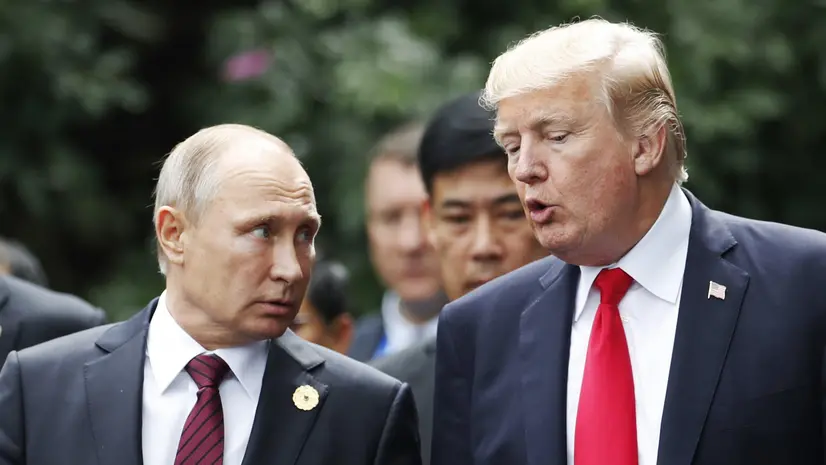 Trump e Putin - Foto Ansa © www.giornaledibrescia.it