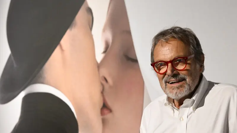 Il fotografo Oliviero Toscani alla presentazione di una sua mostra a Milano - Foto Ansa © www.giornaledibrescia.it