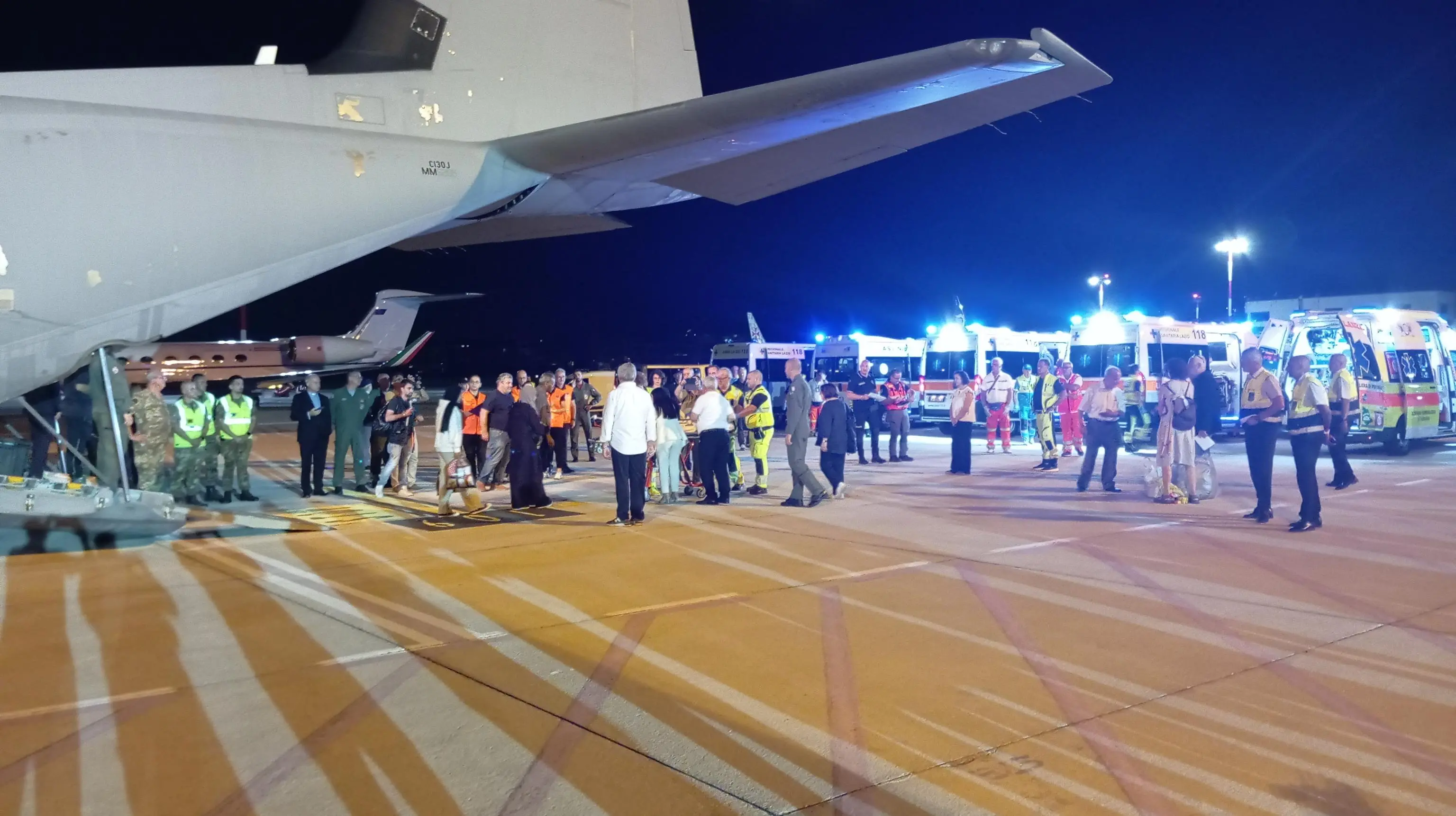 L'arrivo di 31 bambini malati da Gaza