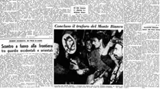 Dalla prima pagina del GdB del 15 agosto 1962 -  © www.giornaledibrescia.it